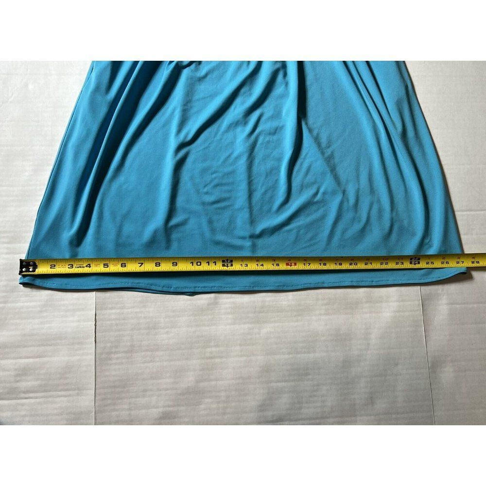 Maggie London Blue Knee High Casual Dress Women's Petite Size 14P - Picture 5 of 7